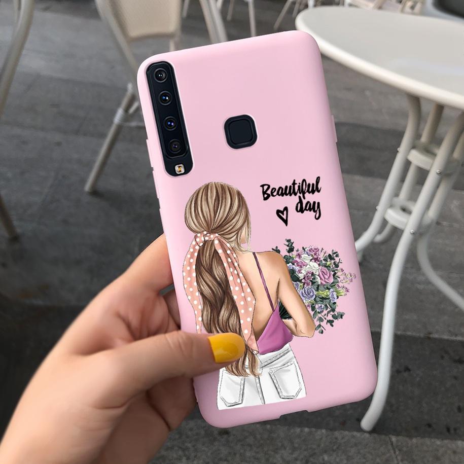 Für Samsung Galaxy A9 2018 A9s Hülle Mode Leopard Blume Handyhülle Für Samsung A9 2018 SM-A920F/DS Weiches Silikon Funda Coque