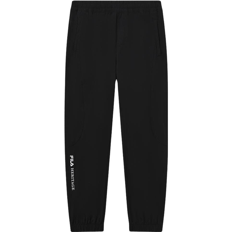 

FILA Woven Long Pants 2023 Autumn New Simple Cuffed Sports Casual Pants Men bottoms Black F11M338801F-BK L