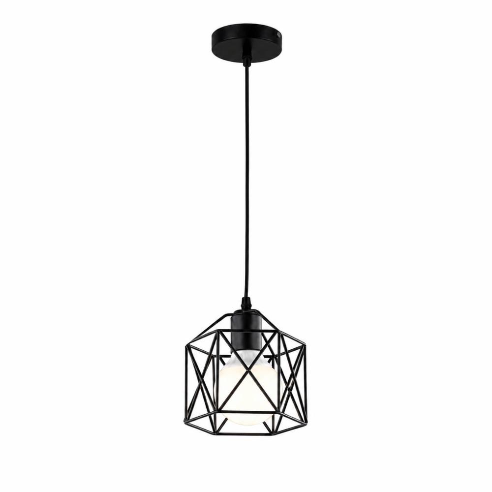 E26 E27 Base Ceiling Chandelier Black Ceiling Lamp Industrial Style Pendant Light Kitchen Island