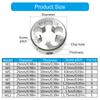 High Hardness Metric Hand Thread Die Heat Resistant Engineering Thread Tool 9pcs/set Suitable for Professional Use