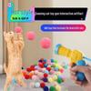 Interactive Cat Teaser Gun: Silent Plush Ball Launcher with High-Elastic Wool Balls
