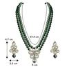 Crystal Faux Pearl Kundan Jewellery Gift Set for Women Girls