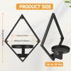 Sturdy Floating Metal Wall Plant Shelves Metal Easy-Mount Wall Plant Shelves Space Savingn Floating Desig