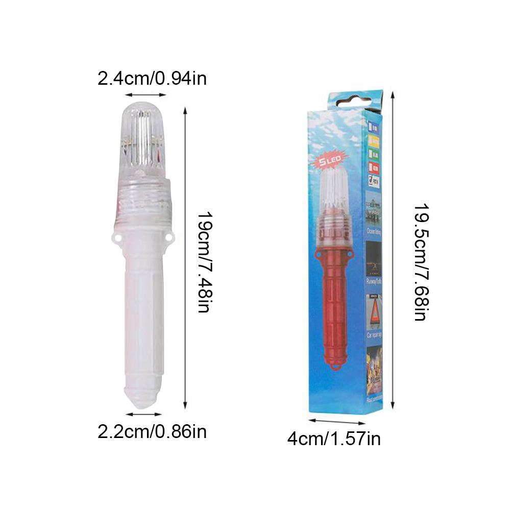 

Boat Flares Boat Accessories Waterproof Emergency Signal Compliant Marine Safety Signal for Fishing Nets Buoys & Boats білий