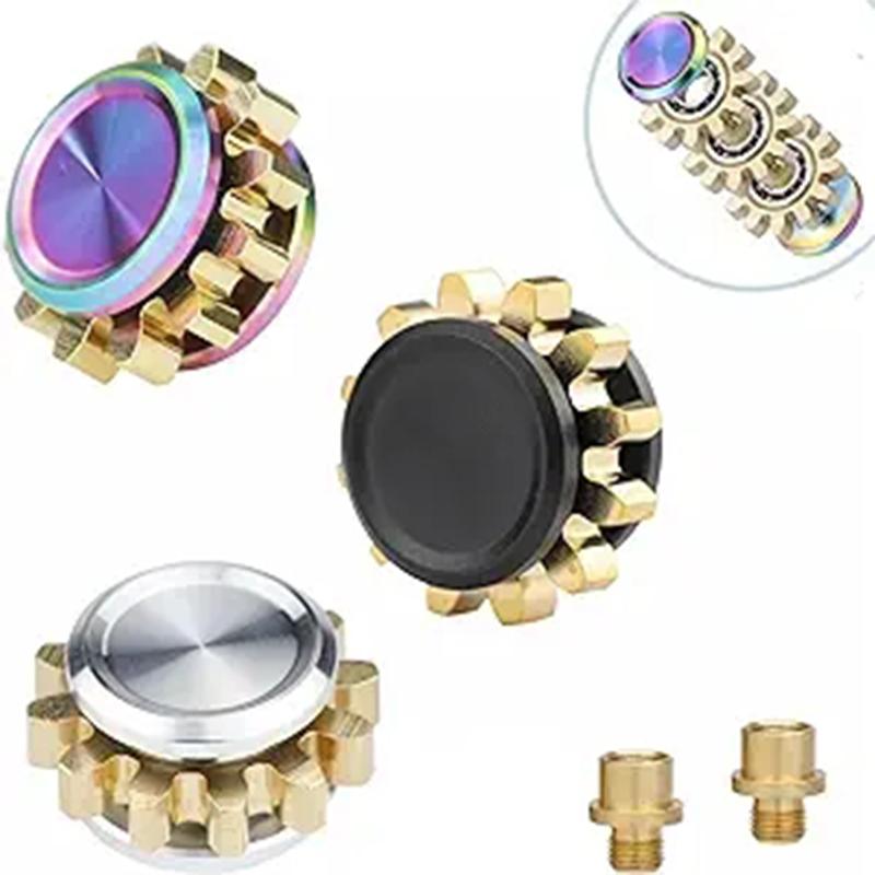 Mini Metal Gear Gyroscope Fidget Spinner Toy Antistress Portable Adults Stress Reliever Autism ADHD Kids Birthday Christmas Gift