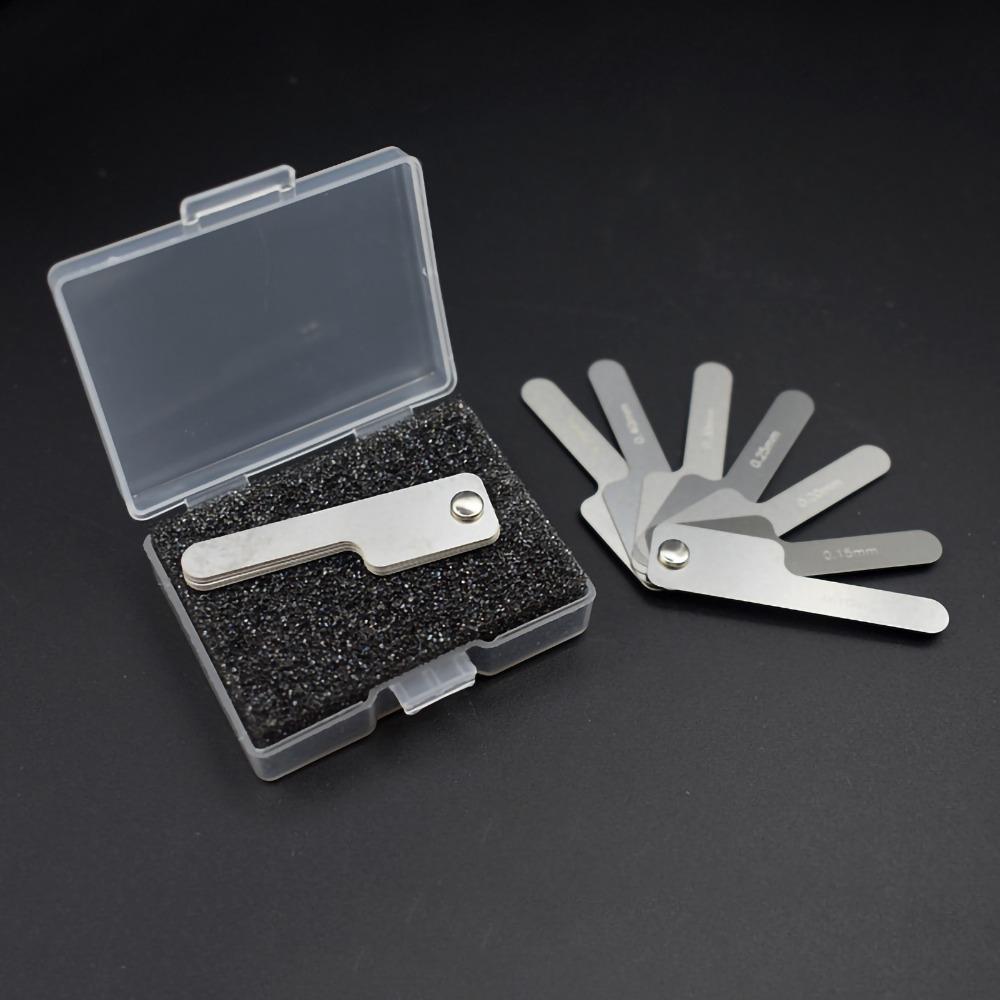 7 Blades Tooth Gap Measuring Tool Stainless Steel Orthodontic Gap Ruler  Dental Clinic