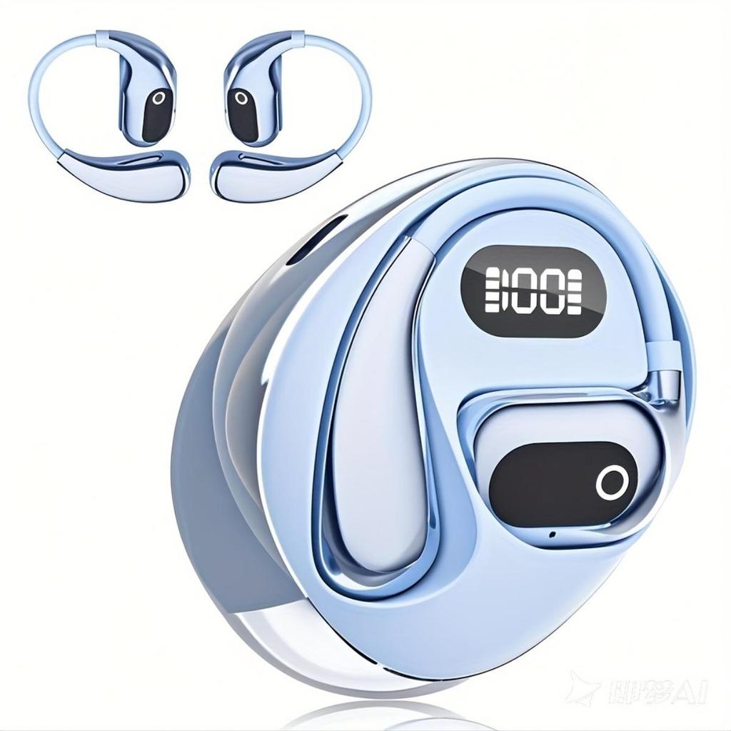 144 Language AI Voice Translation Headphones - Real-time Three In One OWS Translation Device with Wireless, Rechargeable Battery and USB Charging