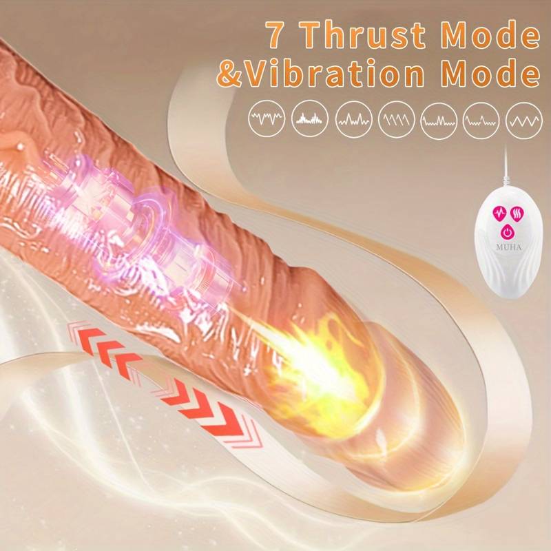 Remote Control Telescopic Rotation Dildo Vibrator for Women Masturbator Suction Cup Big Dick Female Realistic Penis Sex Toys
