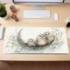 Süße kleine Eule Schreibtischunterlage Schönes Mauspadd Süße Desktop-Dekoration Eulen-Dekoration Eulen-Geschenk Büro-Geschenk Geschenk für Ehefrau