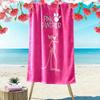 Pink Panther Print Beach Towel, Large Soft Quick Dry Towel for Beach Camping Swimming
