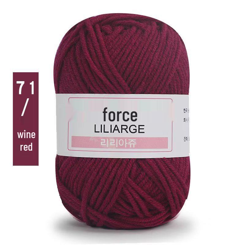 4-Ply Milk Cotton Yarn for Baby Sweaters, Dolls, Shoes, Hats, Crochet & DIY Knitting Projects