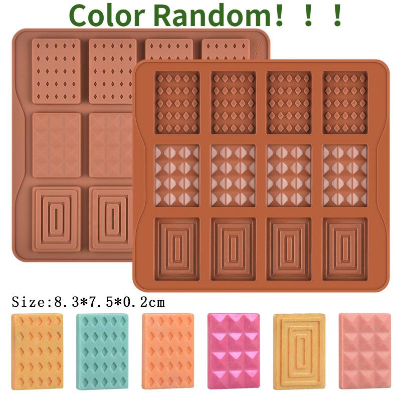 

12-гнездная геометрическая силиконовая форма для шоколада в форме сердца, ромбовидные кирпичи, головоломка, конфеты, печенье, форма для выпечки, лоток для льда, декор для торта, подарок своими руками