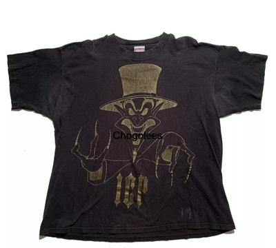 1994 וינטג' ICP Insane Clown Posse חולצת אלבום Ringmaster שחורה Juggalo חולצת טי טי שירט יוניסקס