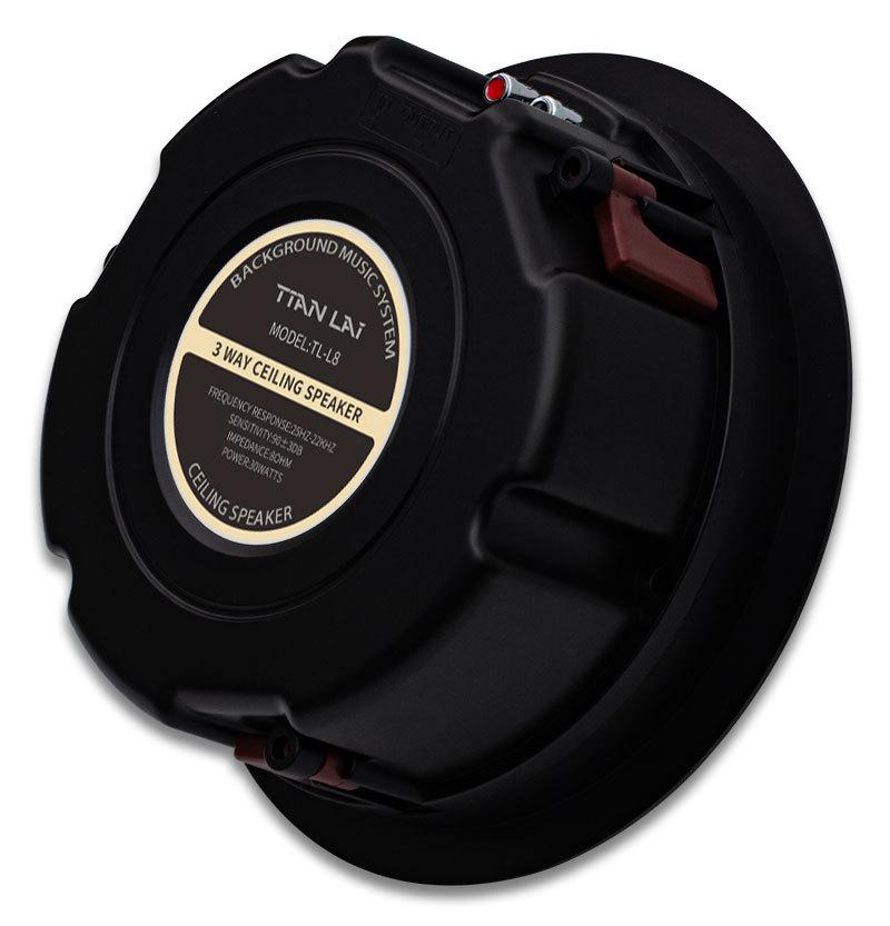 Tianlai High-Quality Three-Way Ceiling Speaker with Narrow Bezel