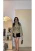2025 Retro Design Double-Breasted Belted Short Trench Coat