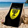 Beitar Football Club Printed Microfiber Beach Towel, Soft And Absorbent, Quick-Dry, Ideal for Summer Travel, Beach Essential, Swimming Pool