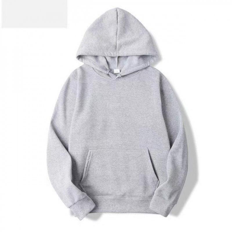 European Unisex Fleece Hoodies: Solid Color, Autumn/Winter, Multiple Colors Available