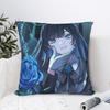Jpop Singer Ado Square Pillow Cases Cushion Cover Funny Zipper Decor Pillowcase for Sofa 45*45cm