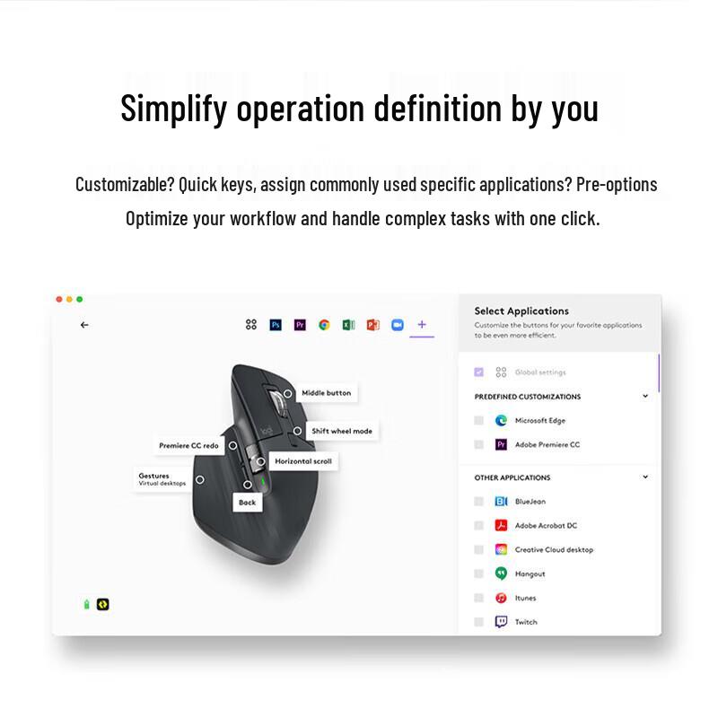 Logitech MX Master 3S Wireless Ergonomic Mouse
