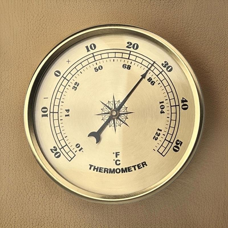 90mm Diameter Thermometer Gauge for Accurate Temperature Monitoring in Home and Lab Use