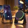 360 Rotation Wireless Induction Audio Magnetic Magnetic Bluetooth Speaker  Tablet Bracket