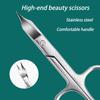 Professional Russian Manicure Stainless Steel Manicure Nail Cuticle Scissors Nail Trimmer Cuticle Remover And Nails Cutter