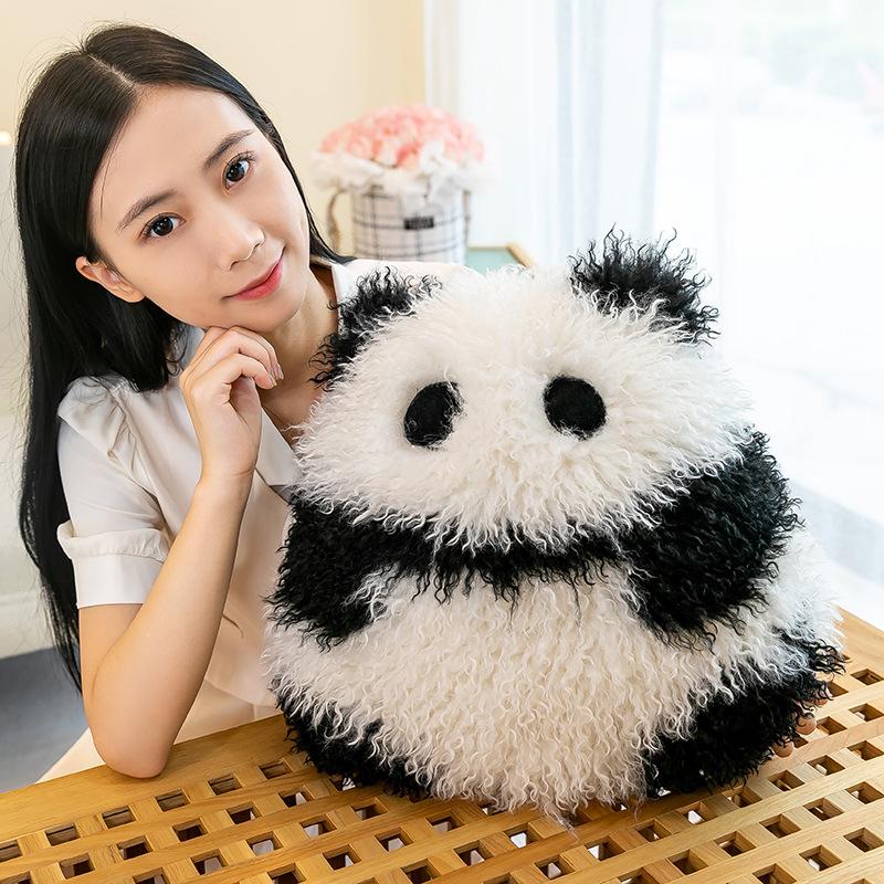 Creative Panda Doll Plush Toy Ball Animal Children's Cute Sleeping Pillow Girl Gift