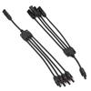 Solar Connector Y Branch 1 to 4 Waterproof Parallel Adapter Splitter for Outdoor