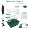 4/5/6 Heads Full Spectrum USB 5V LED Grow Light with Seedling Starter Tray Greenhouse Plant Growing Lamp for Seedlings