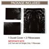 Tiger Print Duvet Cover Bedding Set Without Filler Soft and Comfortable for Bedroom and Guest Room All Seasons