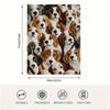 1Pc Beagles Soft And Comfortable Flannel Blanket Mixed Color Polyester Material, Suitable For All Seasons, Couch Bed Office Naps