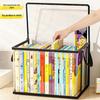 Transparent Dustproof Bookshelf Storage Box for Students and Classrooms