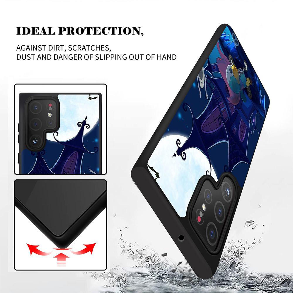Happy Halloween-Hülle für Samsung Galaxy S10 S20 S21 S22 Fe Plus Ultra Note 10 Lite A10 A20 A30 A52 A71 A72 Rückseite Softcover Coque