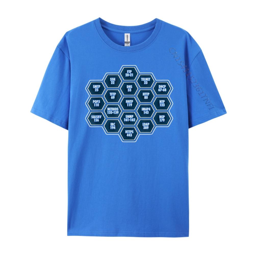 Cyber Security Port Numbers Hacker Wholesale Tshirts 100 Pcs Band Tshirts Korean