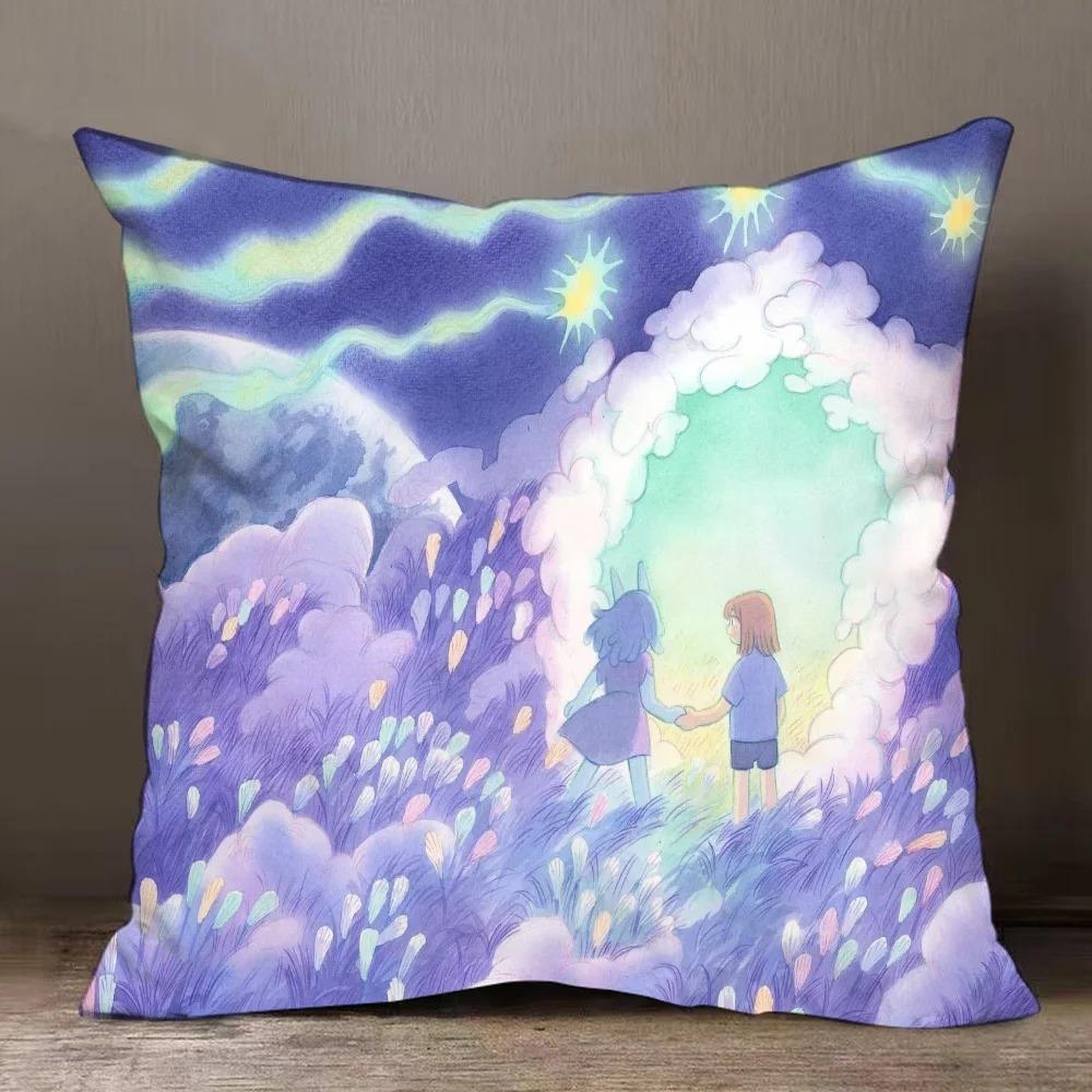 Living Scenery Pattern Pillowcase Dormitory Decoration Office Living Room Sofa Home Pillowcase