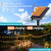 Solar String Lights Outdoor with Remote LED Shatterproof Bulbs Dimmable G40 Solar String Lights for Outside Backyard Party Decor