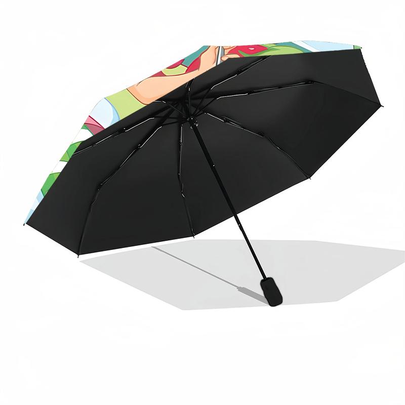 1pc Strawberry Princess2 Umbrella, Sun Protection, And UV Shielding. It Has Eight Sturdy Ribs for Outdoor Use And Perfect Gift