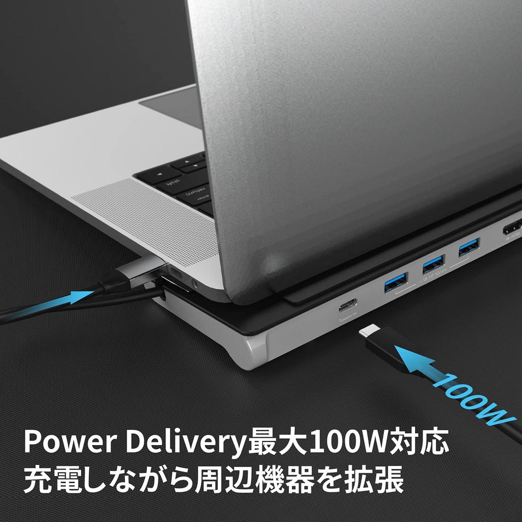 j5create USB-C 4K HDMI Docking Station (9-in-1) 4K HDMI 5Gbps USB-A x3 Card Reader PD 100W Gigabit Ethernet Combo Audio Jack for MacBook/Windows USB-C