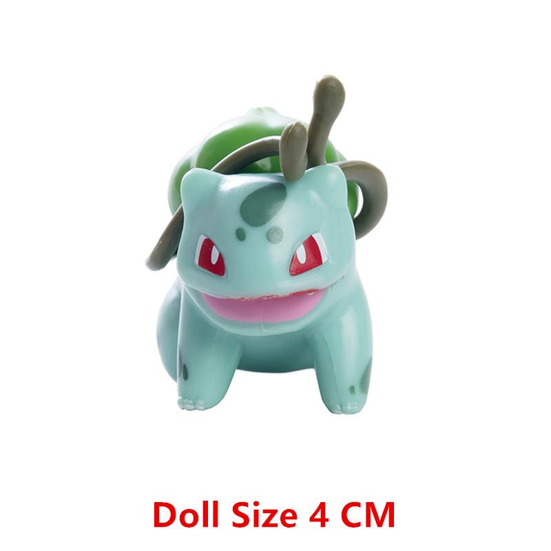 Toys Model Pokemon Anime Figure Pikachu Eevee Charizard Mewtwo Cartoons Figure Collection Pocket Monster Action Birthday Gi Kids