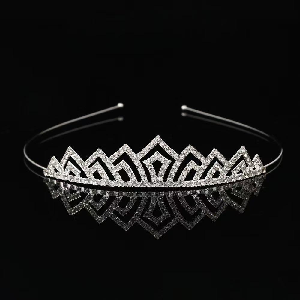 Korean Rhinestone Princess Crown Headband for Kids