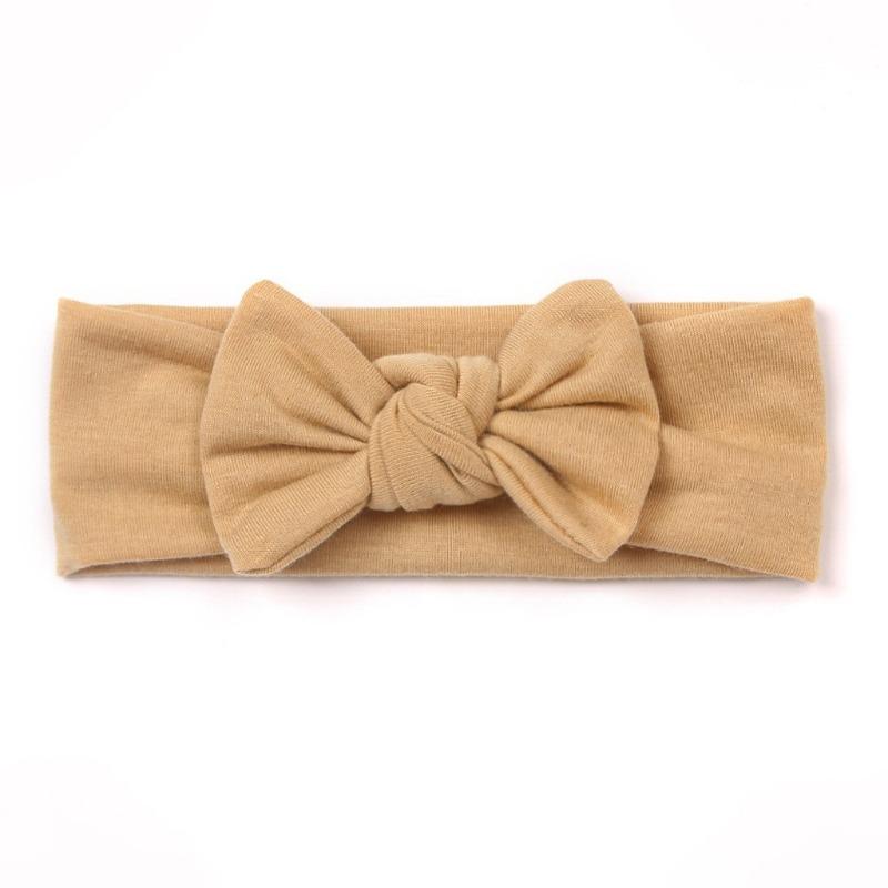 Baby headband, headband, children's plain bow, headscarf, hair accessories, baby knotted hairpin 14-color mixed package.
