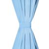 Rideau occultant - vidaXL - Turquoise - 140 x 175 cm - 2 pcs - Micro-satin