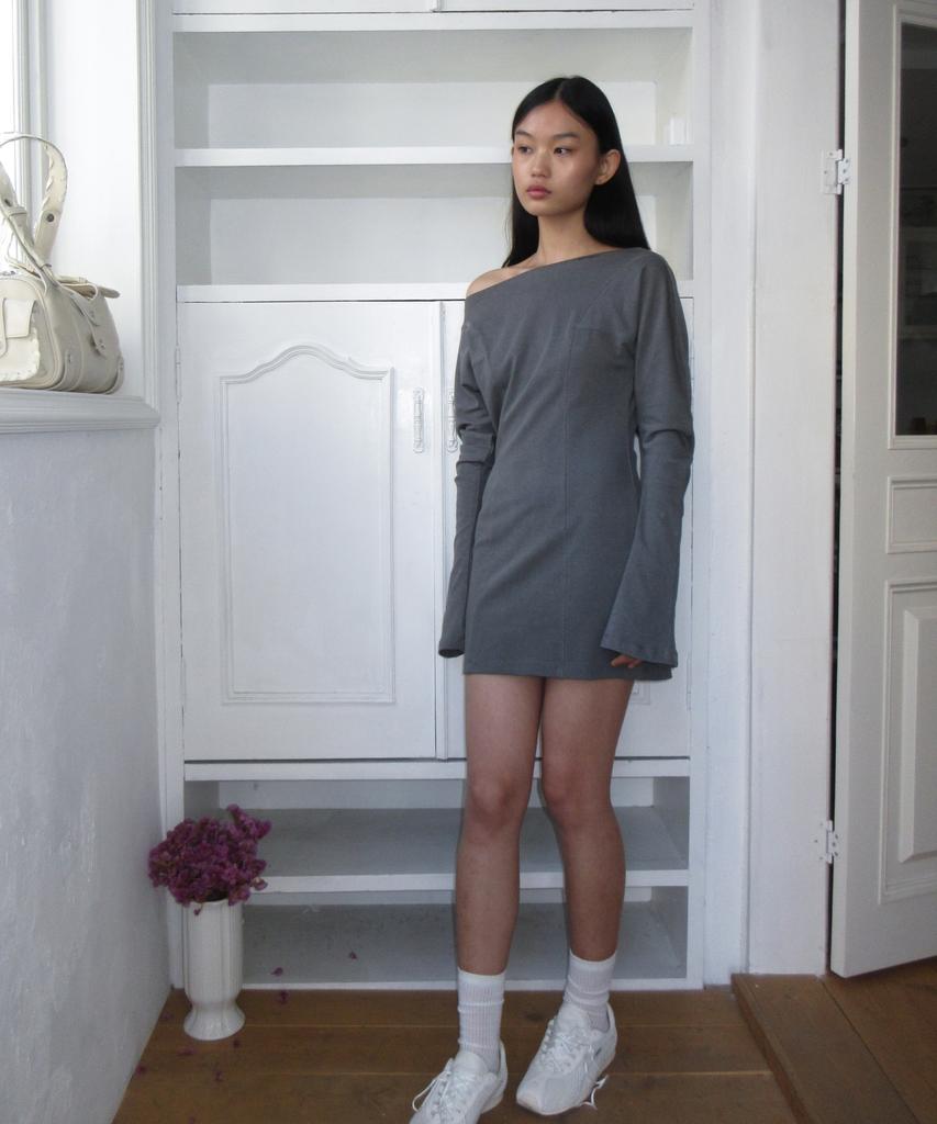 Ratsyu Lotsyou_Megan Fox Dress Charcoal