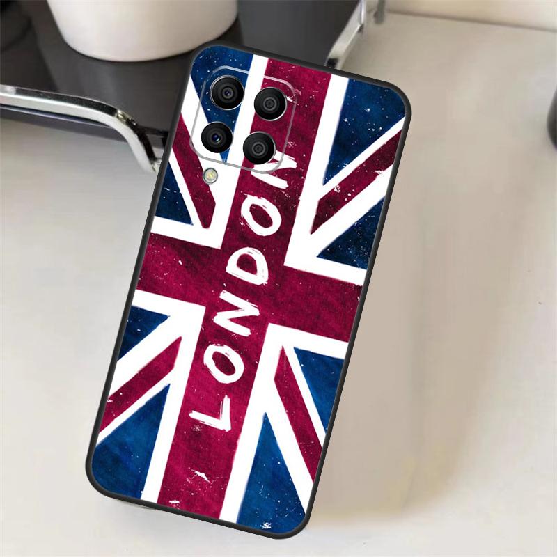 

London British Union Jack Funda For Samsung Galaxy M51 M31S M52 M32 M23 M33 M53 M54 M34 M14 M12 M13 M20 Phone Case Samsung M52 5G