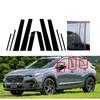 10 buc. Montanți Stâlpi Negru Lucios Potriviți Pentru Subaru Crosstrek 2018 - 2020 2021 2022 2023 Cover Sticker Geam Carbon Argintiu