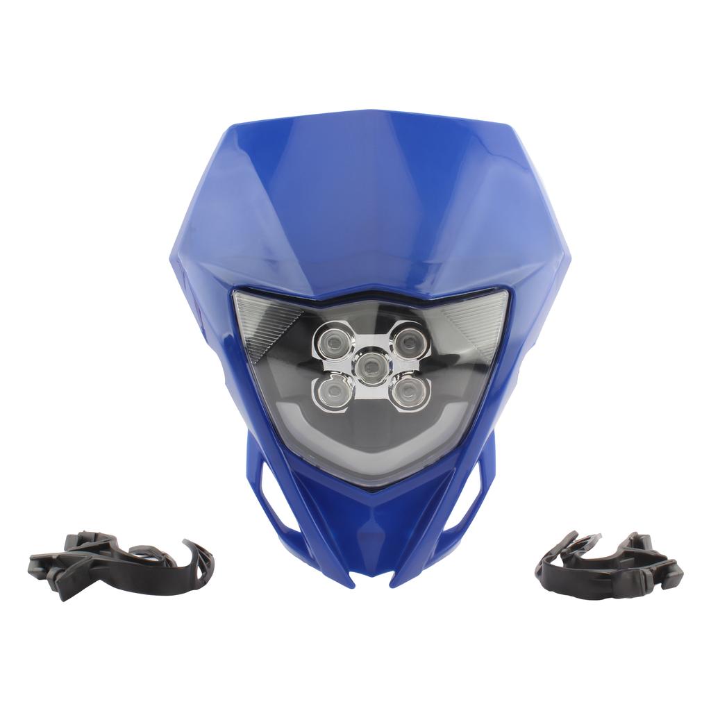 Motorcycle LED Head Light Fairing For Yamaha WR YZ 250 450 Headlight Plate Dirt Bike Motorbike Accessories Supermoto Enduro