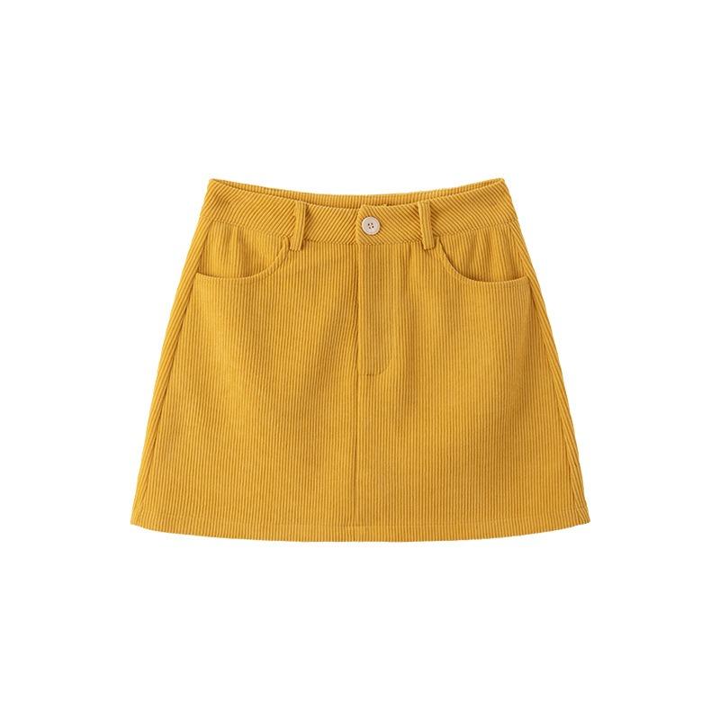Spring Corduroy Mini Skirt Burgundy Women Brown Vintage A Line Short Skirts Short Corduroy Beige