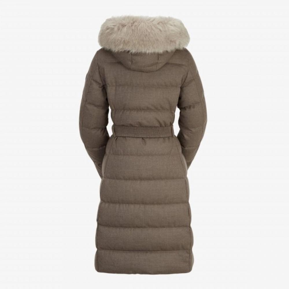 The North Face Women S rdS Down Coat Marana Wool Dark Beige