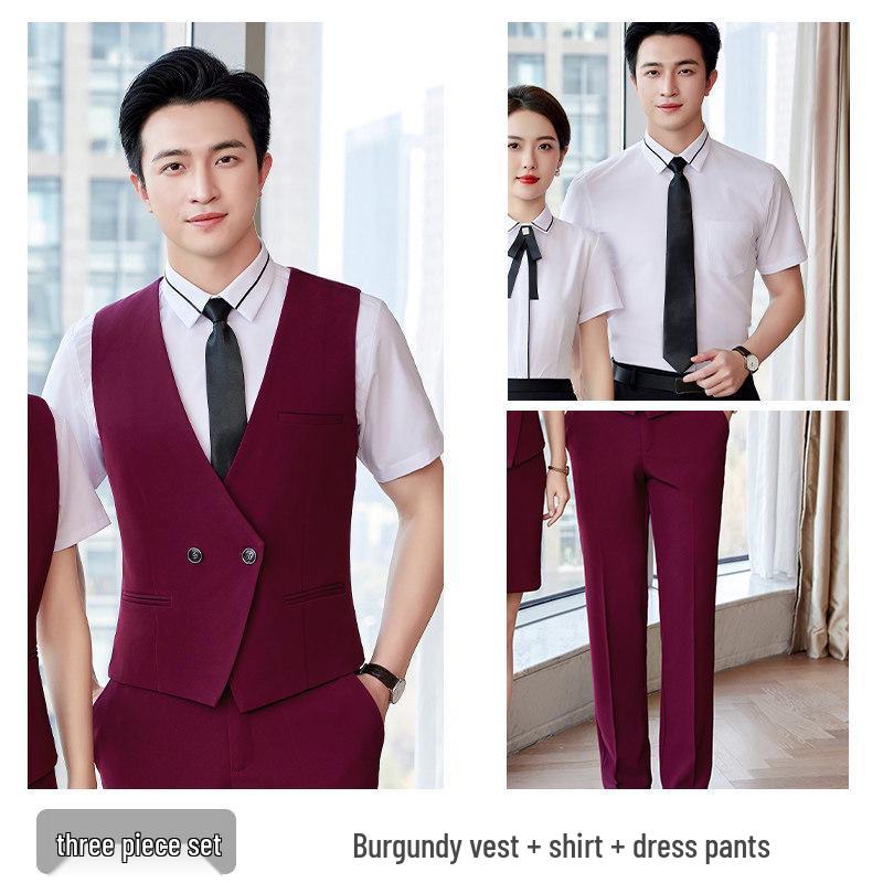 Unisex Professional Vest for Hotel and Catering Staff
