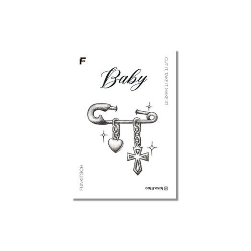 

Брошь Тату-наклейка